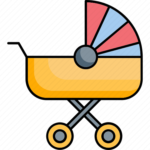 Baby, carriage, pram, infant, stroller icon icon - Download on Iconfinder