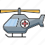 air, emergency, flying, helicopter, sky icon 