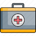 bag, goods, health, emergency health, medical icon