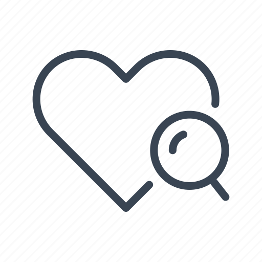Cardiology, checkup, heart, magnifier, medical, medicine icon - Download on Iconfinder