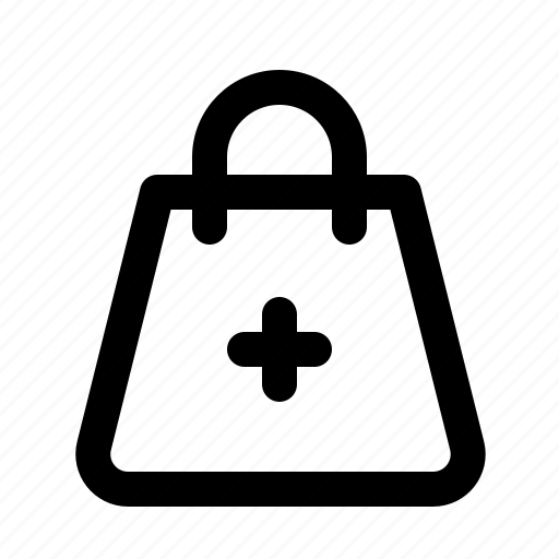 Bag medical, bag shopping, care, clinic, healthcare, hospital, medical icon - Download on Iconfinder