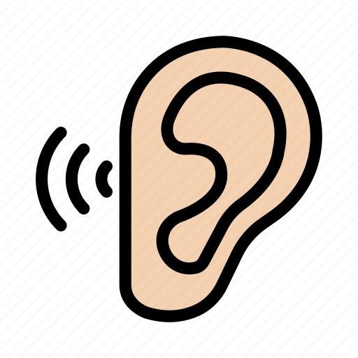 Listen, organ, healthcare, body, ear icon - Download on Iconfinder