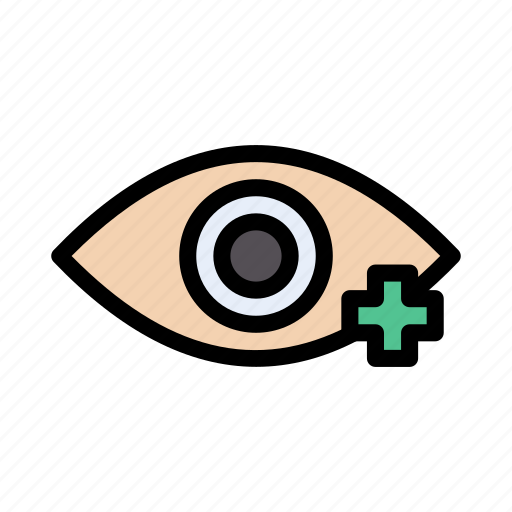 Eye, emergency, lens, medical, eyesight icon - Download on Iconfinder