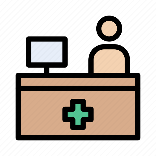 Reception, emergency, hospital, medical, clinic icon - Download on Iconfinder