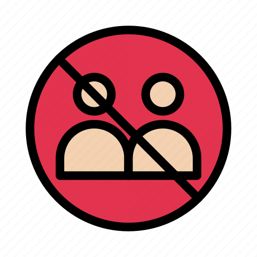 Stop, notallowed, block, communication, gathering icon - Download on Iconfinder