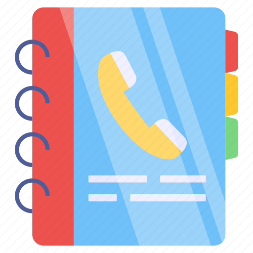 Contacts book, phonebook, contacts diary, address book, jotter icon - Download on Iconfinder
