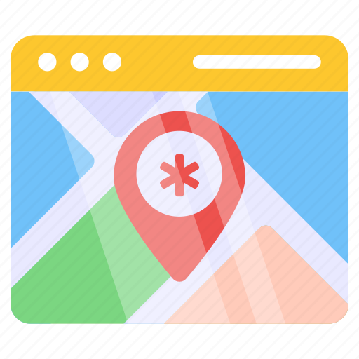 Medical location, medical direction, gps, navigation, geolocation icon - Download on Iconfinder