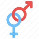male symbol, female sign, sex, masculine, gender
