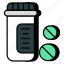medicine, drugs bottle, medical bottle, pills bottle, pills jar 