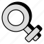 female symbol, female sign, sex, feminine, gender 