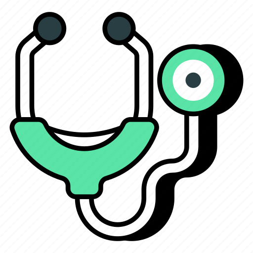 Stethoscope, medical apparatus, fetoscope, medical tool, medical instrument icon - Download on Iconfinder