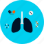 chest, health, lungs, lungs icon, medical, medicinal, medicine 