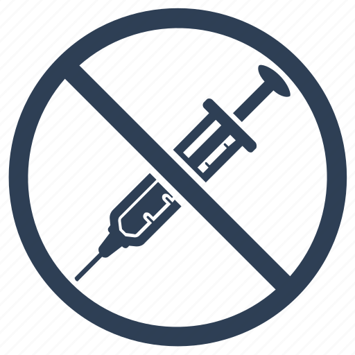 Avoid drug, drugs, injection, no, syringe icon - Download on Iconfinder