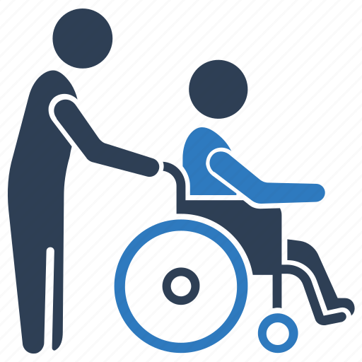 Disability, handicap, mentally, paralyzed, patient, wheelchair icon - Download on Iconfinder