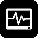 cardiogram, digital, healthcare, heart rate, medecine, medical, tablet