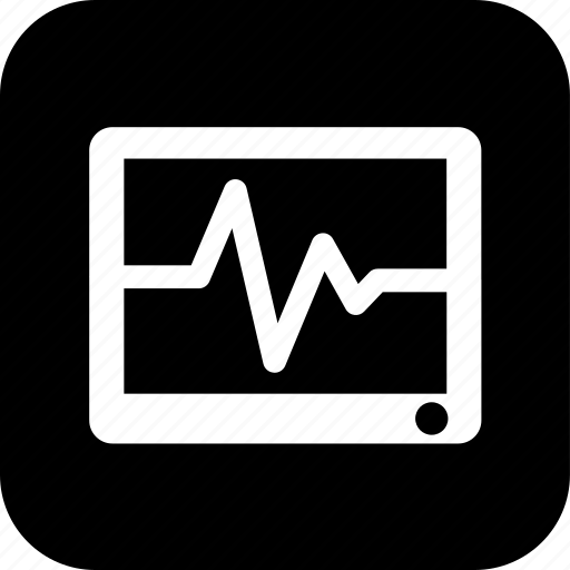 Cardiogram, digital, healthcare, heart rate, medecine, medical, tablet icon - Download on Iconfinder