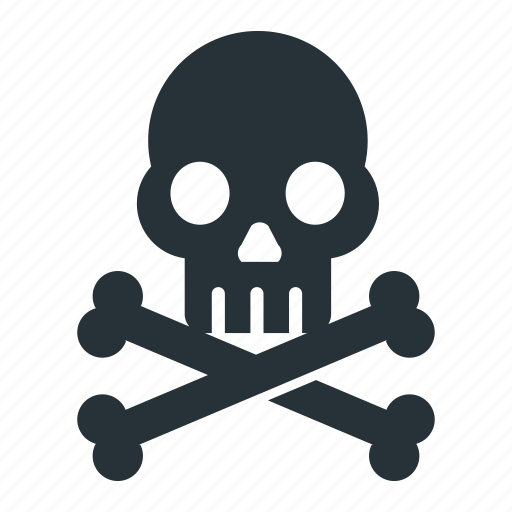 Bone, caution, danger, death, skeleton, skull icon - Download on Iconfinder