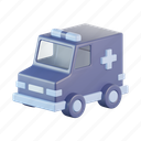 ambulance, emergency, car, transport, vehicle