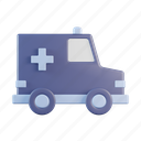 ambulance, emergency, car, vehicle, transport