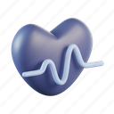pulse, heart, cardiogram, health, heartbeat