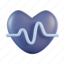 pulse, heart, health, cardiogram, heartbeat