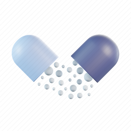 Pill, open, supplement, medical, drug icon - Download on Iconfinder
