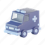 ambulance, emergency, car, transport, vehicle 