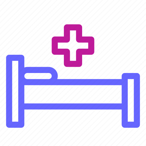 Bed, care, cozy, health, hospital, medical, treatment icon - Download on Iconfinder