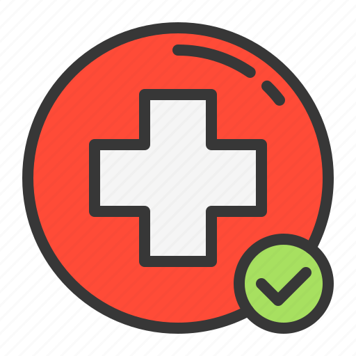 Health, hospital, medical, medicine, right, yes icon - Download on Iconfinder