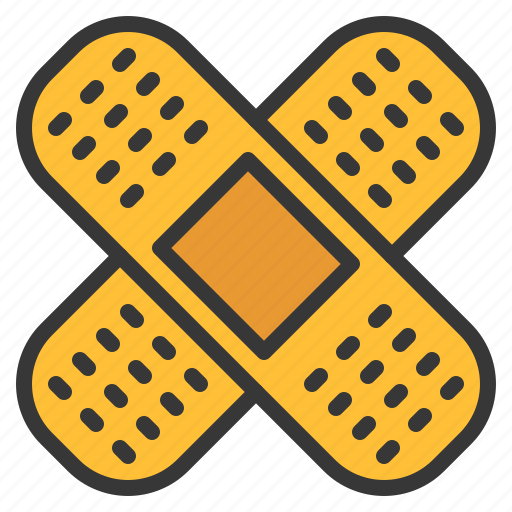 Aid, band, bandage, health, medical, patch, recovery icon - Download on Iconfinder