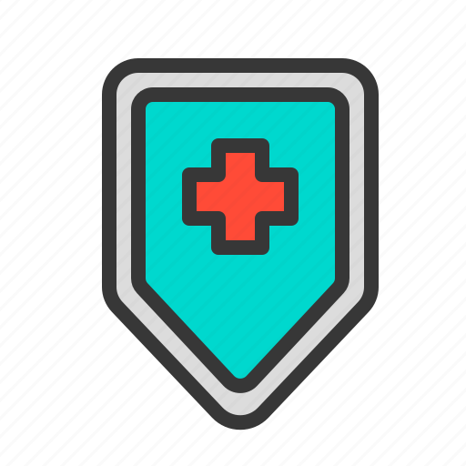 Health, hospital, medical, medicine, protection, shield icon - Download on Iconfinder