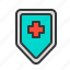 health, hospital, medical, medicine, protection, shield 