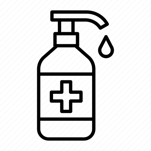 Alcohol, antiseptic, gel, hand, hygiene, sanitizer, soap icon - Download on Iconfinder