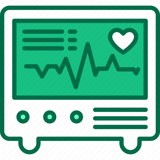Electrocardiograph, medical, device icon - Download on Iconfinder