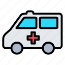 ambulance, car, medical, transportation, vehicle