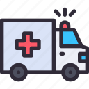 ambulance, car, medical, emergency, vehicle