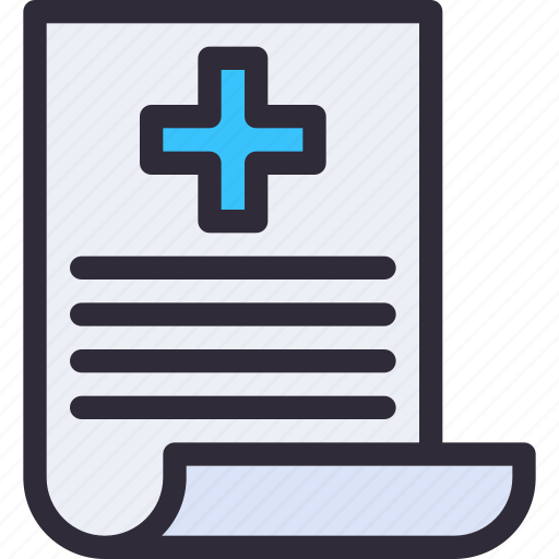 Document, file, report, health, hospital icon - Download on Iconfinder