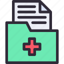 folder, document, healthcare, health, data