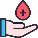 hand, blood, donation, sanitary, drop