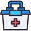 medical, box, health, first, aid, tools 