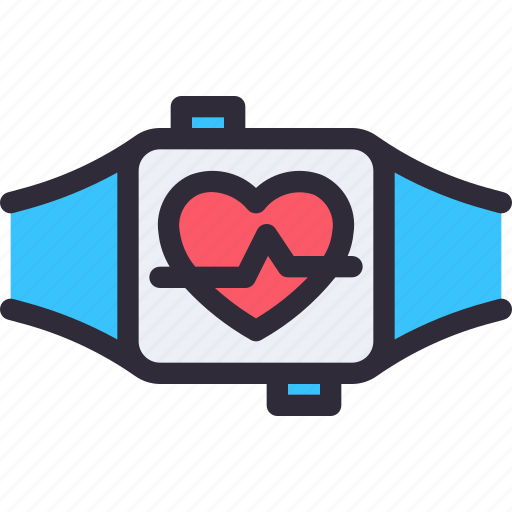 Smartwatch, healthcare, health, heart, rate, activity, log icon - Download on Iconfinder
