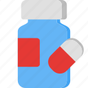 bottle, capsule, capsule icon, hospital, medic, medical, pill 