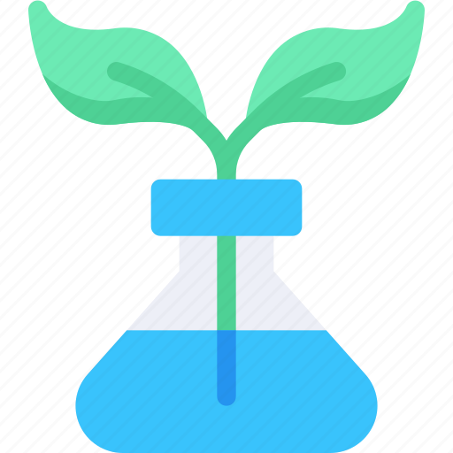 Biotech, botany, flask, plant, biochemistry icon - Download on Iconfinder