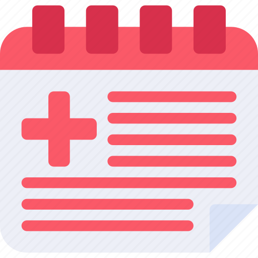 Calendar, healthcare, hospital, schedule, medical icon - Download on Iconfinder