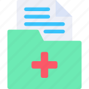 folder, document, healthcare, health, data