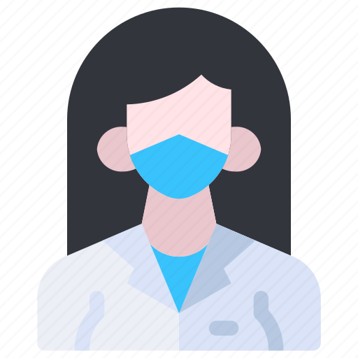 Mask, avatar, doctor, girl, protection icon - Download on Iconfinder