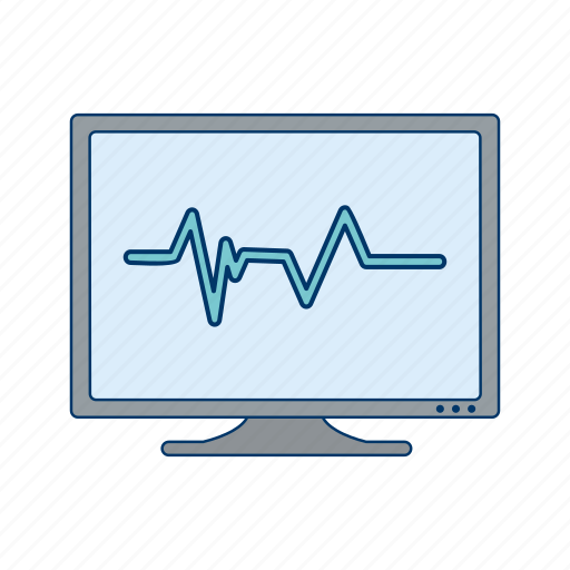 Ecg, heart beat, pulse rate icon - Download on Iconfinder