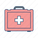 emergency, aid box, first aid box