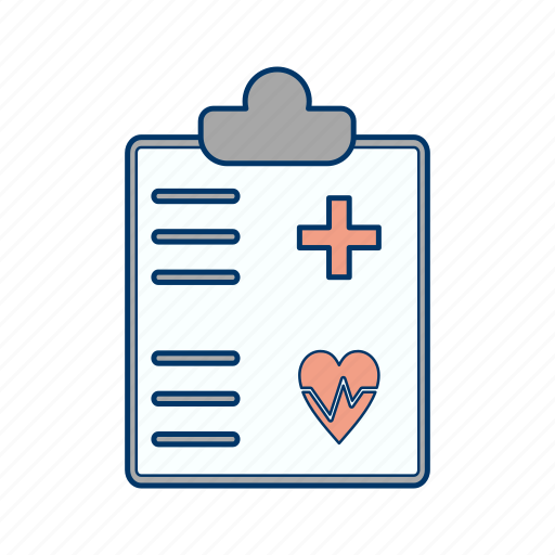Medical document, medical file, medical report icon - Download on Iconfinder