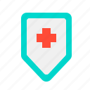 health, hospital, medical, medicine, protection, shield, treatment